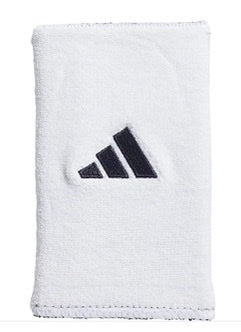 Adidas Interval Large Reversible Wristband-White