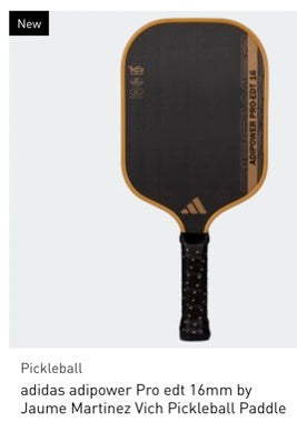 Adidas adipower Pro edt 16mm by Jaume Martinez Vich Pickleball Paddle